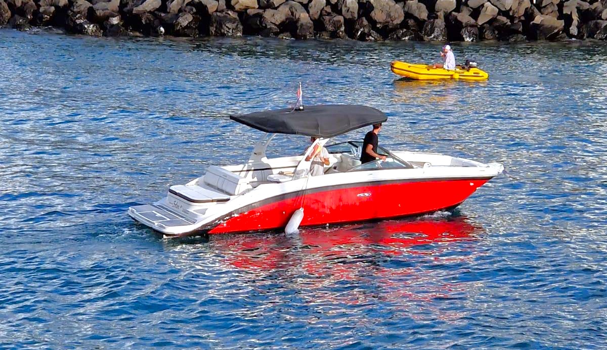 Boat hire without Captain with  SeaRay 270 SDX (Boat License Required)